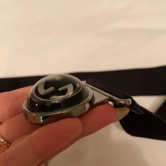 Authentic Gucci GG strap belt vintage display picture 1